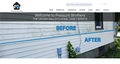 Desktop Screenshot of pressurebrothers.com